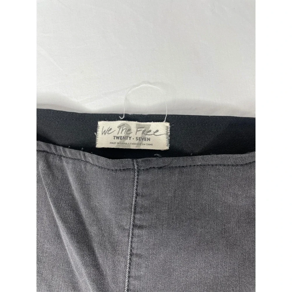 We The Free Penny Pull-On Flare Jeans Womens 27 Black Excellent High Rise Boho